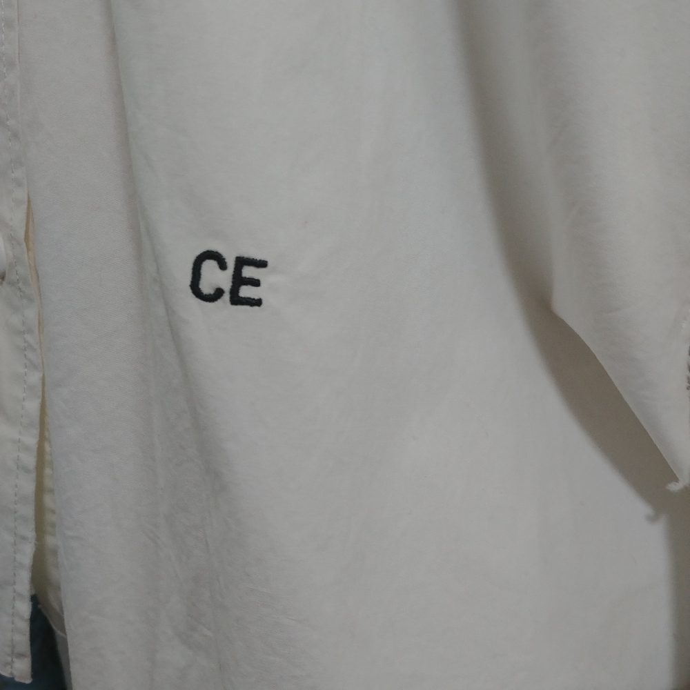 $209 Current/Elliot | white cotton open back bow dress shirt button down 3 - Picture 10 of 11
